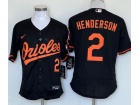 Baltimore Orioles #2 Gunnar Henderson Black Flexbase Jersey