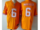 Tampa Bay Buccaneers #6 Baker Mayfield Orange Throwback Limited Jersey