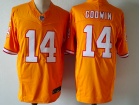 Tampa Bay Buccaneers #14 Chris Godwin Orange Throwback Limited Jersey