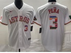 Houston Astros #3 Jeremy Pena White Rainbow Jersey