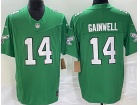 Philadelphia Eagles #14 Kenneth Gainwell Kelly Green Vapor F.U.S.E. Limited Jersey