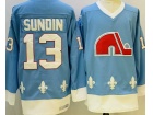 Colorado Avalanche #13 Mats Sundin Blue Throwback Jersey