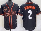 Baltimore Orioles #2 Gunnar Henderson Black Baseball Jersey