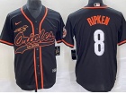 Baltimore Orioles #8 Cal Ripken Black Baseball Jersey