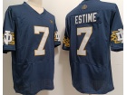 Norte Dame Fighting Irish #7 Audric Estime Blue 2023 Aer Lingus Classic Jersey