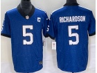 Indianapolis Colts #5 Anthony Richardson Blue Vapor F.U.S.E. Limited Jersey