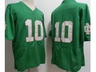 Norte Dame Fighting Irish #10 Green Jersey