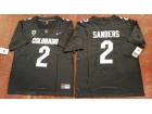 Colorado Buffaloes #2 Shedeur Sanders Black limited Jersey