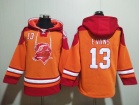 Tampa Bay Buccaneers #13 Mike Evans Orange Hoodie