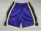 Los Angeles Lakers Purple/Black Throwback Shorts