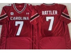 South Carolina Gamecocks #7 Spencer Rattler Red Jersey