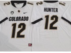 Colorado Buffaloes #12 Travis Hunter  White With Black Number Limited Jersey