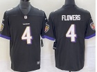 Baltimore Ravens #4 Zay Flowers Black Vapor Limited Jersey