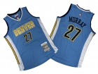 Denver Nuggets #27 Jamal Murray Light Blue 2016-17 Throwback Jersey