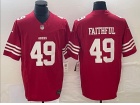 San Francisco 49ers #49 The Faithful Red Limited Jersey