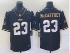 San Francisco 49ers #23 Christian Mccaffrey Black Golden Limited Jersey