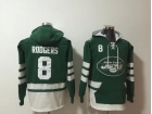 New York Jets #8 Aaron Rodgers Green Hoodies