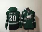 Philadelphia Eagles #20 Brian Dawkins Green Hoodies