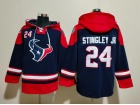 Houston Texans #24 Derek Stingley Jr. Blue Hoodies