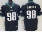 Philadelphia Eagles #98 Jalen Carter Black limited Jersey