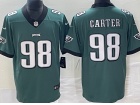 Philadelphia Eagles #98 Jalen Carter Green limited Jersey