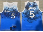 Minnesota Timberwolves #5 Anthony Edwards 2023 Blue City Jersey