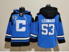 Indianapolis Colts #53 Darius Leonard Blue Throwback Hoodies