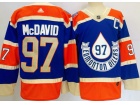 Edmonton Oilers #97 Connor McDavid Blue 2023 Heritage Classic Jersey