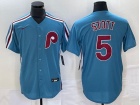 Nike Philadelphia Phillies #5 Bryson Stott Blue Cool Base Jersey