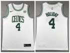 Boston Celtics #4 Jrue Holiday White Jersey