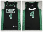 Boston Celtics #4 Jrue Holiday Black Jersey