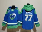 Dallas Mavericks #77 Luka Doncic Blue/Green Hoodie