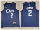 Los Angeles Clippers #2 Kawhi Leonard Blue 2024 City Jersey