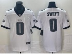 Philadelphia Eagles #0 D'Andre Swift White Limited Jersey