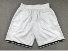 Brooklyn Nets White Throwback Shorts