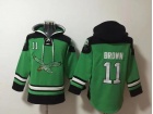 Philadelphia Eagles #11 Aj Brown Kelly Green Hoodie