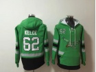 Philadelphia Eagles #62 Jason Kelce Kelly Green Hoodie