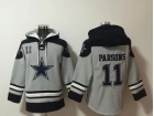 Dallas Cowboys #11 Micah Parsons Grey Hoodies