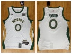 Boston Celtics #0 Jayson Tatum 2024 White City Jersey