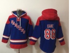 New York Rangers #88 Patrick Kane Blue/Red Hoodie