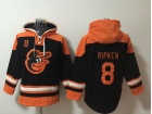 Baltimore Orioles #8 Cal Ripken Black Hoodie