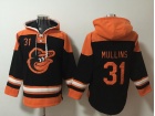 Baltimore Orioles #31 Cedric Mullins Black Hoodie