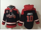 Atlanta Braves #10 Chipper Jones Blue Hoodie