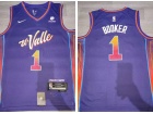 Phoenix Suns #1 Devin Booker Purple 2024 City Jersey