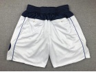 Dallas Mavericks White Throwback Shorts