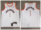 San Antonio Spurs #1 Victor Wembanyama White 2024 City Jersey