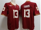 Florida State Seminoles #13 Jordan Travis Red New Style Limited Jersey