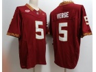 Florida State Seminoles #5 Jared Verse Red New Style Limited Jersey