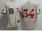 Texas Rangers #34 Nolan Ryan Cream City Flexbase Jersey