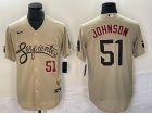 Arizona Diamondbacks #51 Randy Johnson Sand City Connect Cool Base Jersey